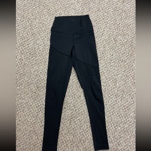 Black mesh buff bunny leggings